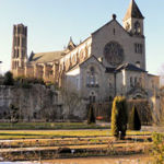 Jardin de la catédrale à Limoges